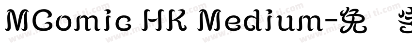 MComic HK Medium字体转换